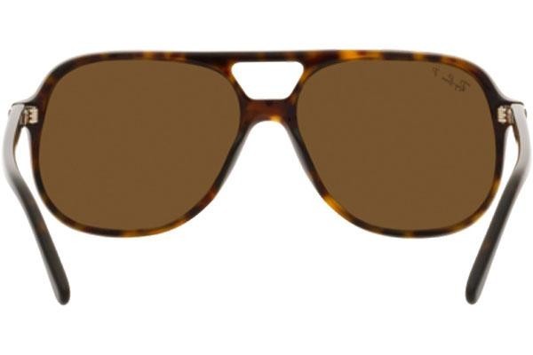 Solglasögon Ray-Ban Bill RB2198 902/57 Polarized Fyrkantig Havana