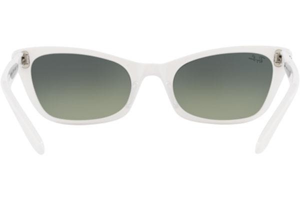 Solglasögon Ray-Ban Lady Burbank RB2299 975/BH Cat Eye Vit