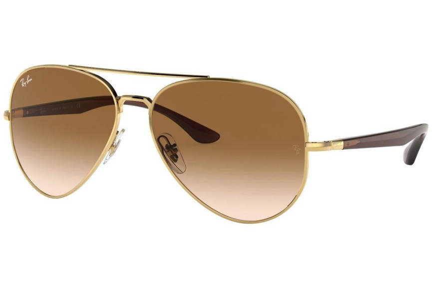 Solglasögon Ray-Ban RB3675 001/51 Pilot Guld