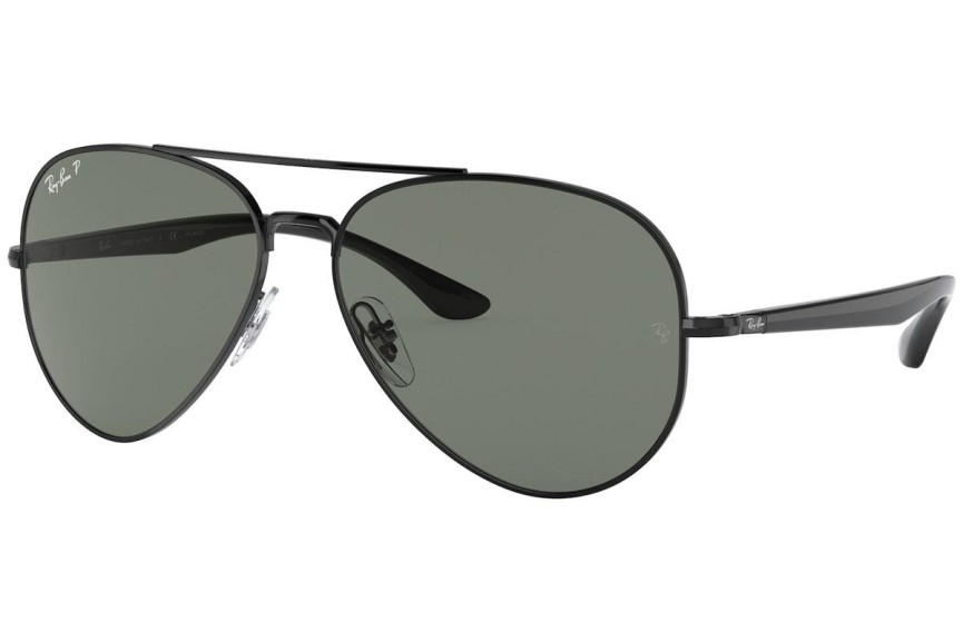 Solglasögon Ray-Ban RB3675 002/58 Polarized Pilot Svart