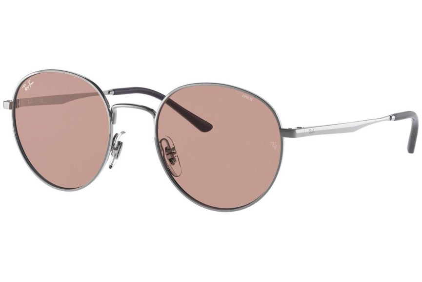 Solglasögon Ray-Ban RB3681 9227Q4 Runda Silver