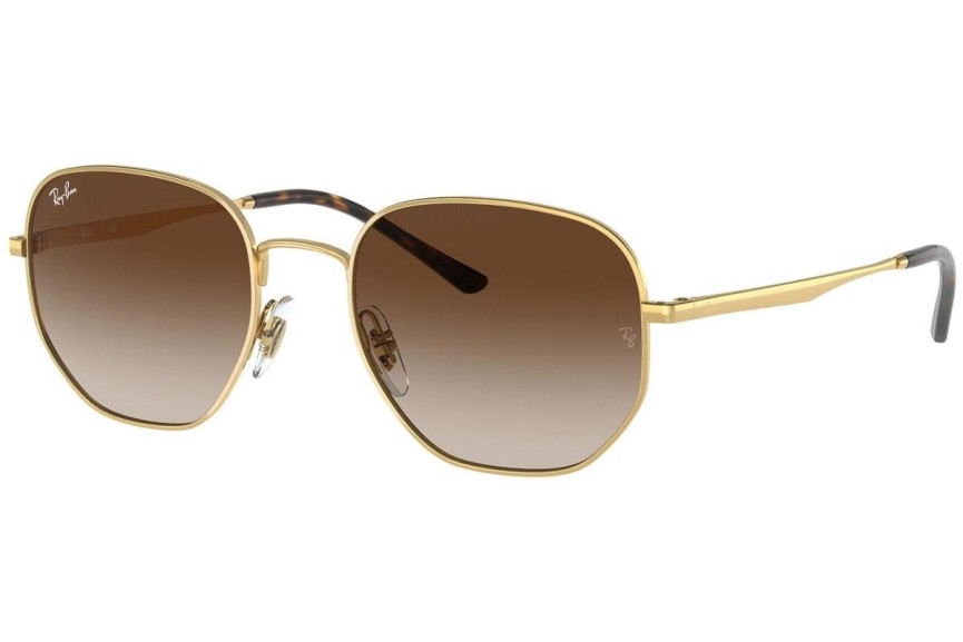 Solglasögon Ray-Ban RB3682 001/13 Fyrkantig Guld