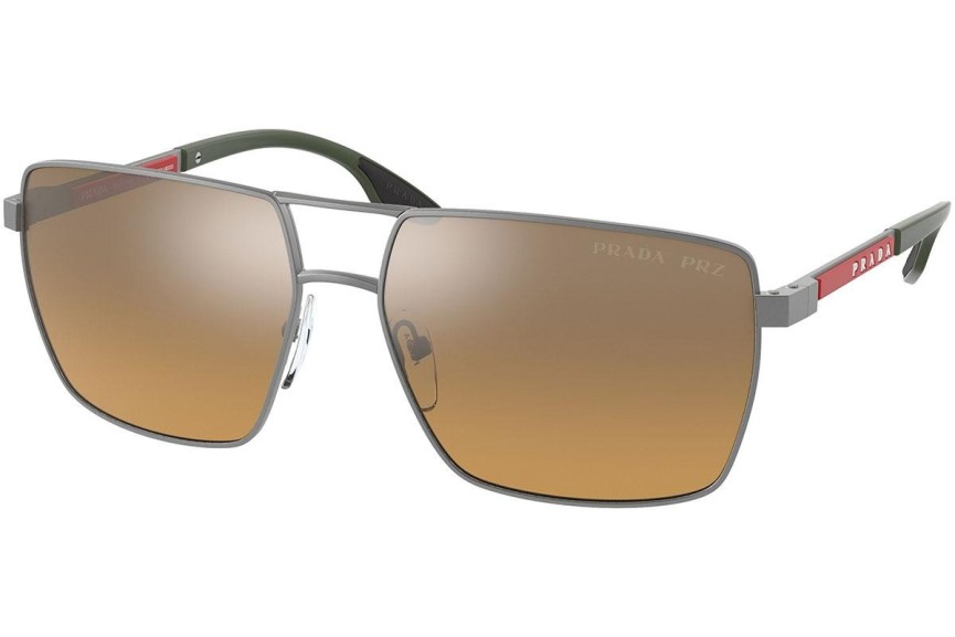 Solglasögon Prada Linea Rossa PS50WS DG109O Polarized Fyrkantig Grå