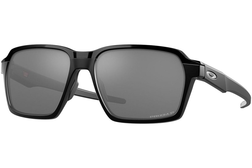 Solglasögon Oakley Parlay OO4143-04 Polarized Rektangulära Svart