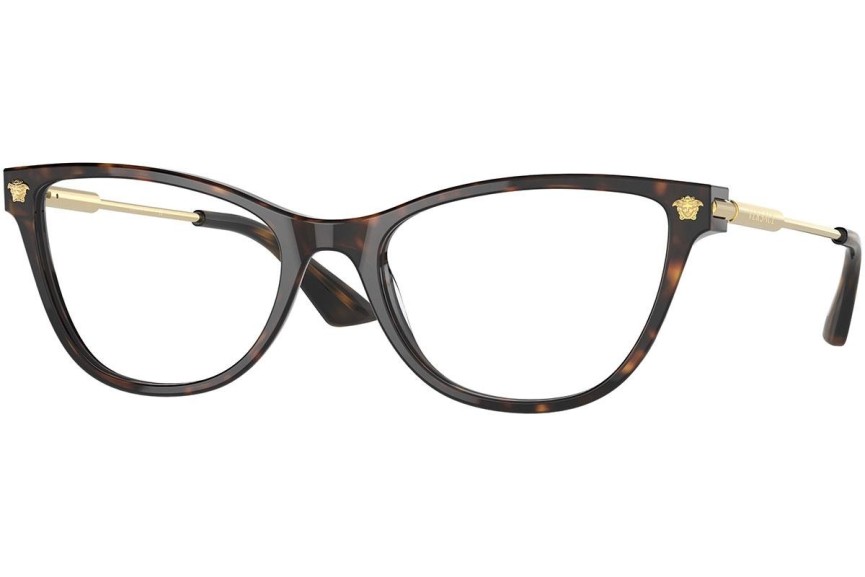 Glasögon Versace VE3309 108 Cat Eye Havana