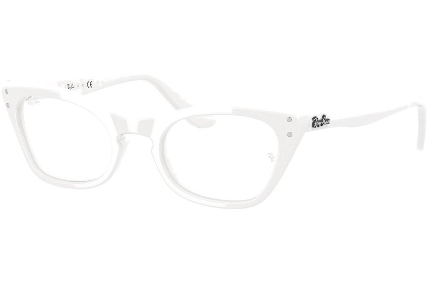 Glasögon Ray-Ban Junior Miss Burbank RY9099V 3890 Cat Eye Vit