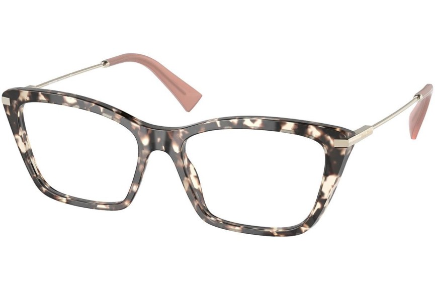 Glasögon Miu Miu MU01UV UAO1O1 Cat Eye Havana