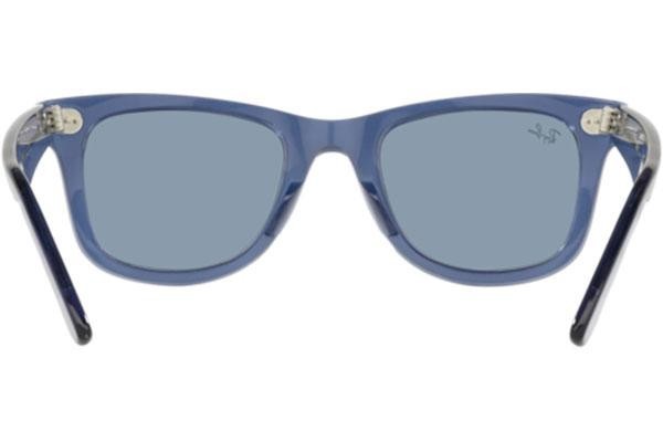 Solglasögon Ray-Ban Wayfarer RB2140 658756 Fyrkantig Blå