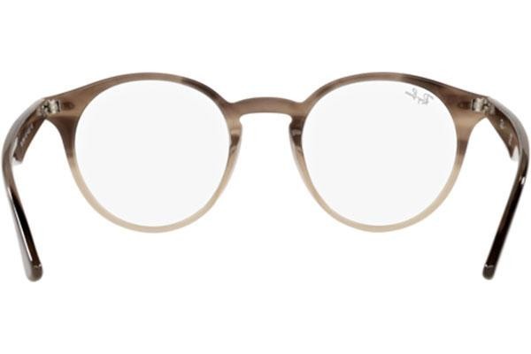 Glasögon Ray-Ban RX2180V 8107 Runda Havana