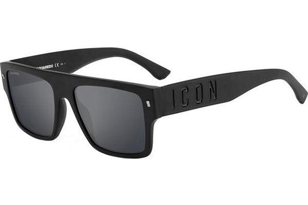 Solglasögon Dsquared2 ICON0003/S 003/T4 Flat Top Svart