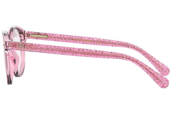 Glasögon Chiara Ferragni CF1015 35J Runda Rosa