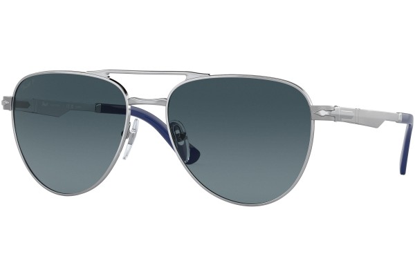 Solglasögon Persol PO1003S 518/S3 Polarized Pilot Silver