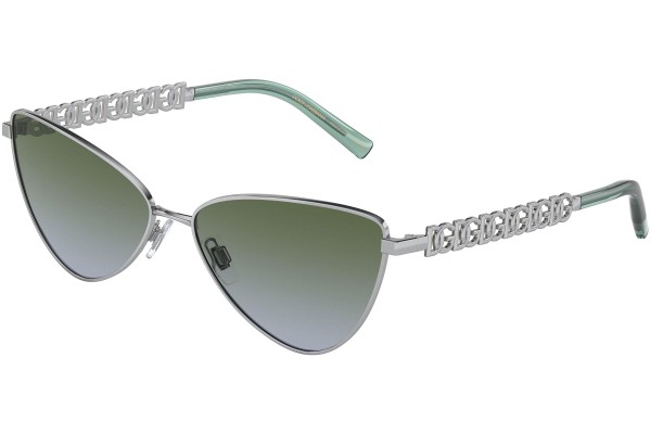 Solglasögon Dolce & Gabbana DG2290 05/0N Cat Eye Silver