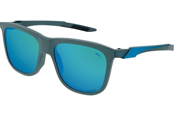 Solglasögon Puma PU0360S 003 Polarized Fyrkantig Blå