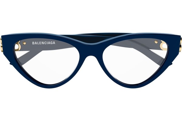 Glasögon Balenciaga BB0172O 004 Cat Eye Blå