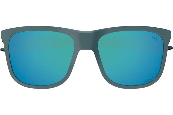 Solglasögon Puma PU0360S 003 Polarized Fyrkantig Blå