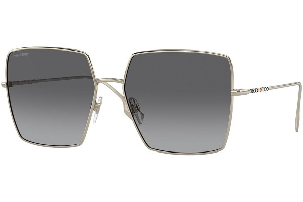 Solglasögon Burberry Daphne BE3133 1109T3 Polarized Fyrkantig Guld