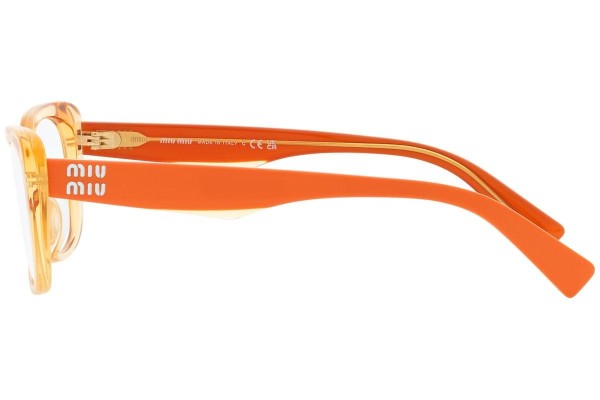 Glasögon Miu Miu MU07VV 12M1O1 Rektangulära Orange