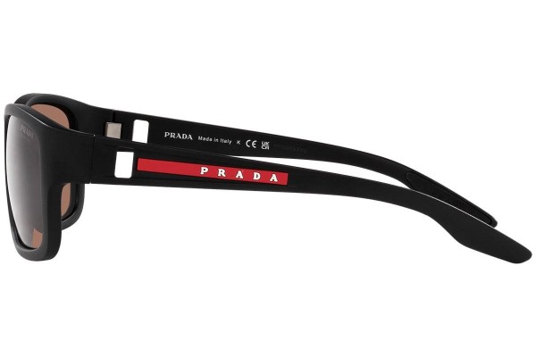 Solglasögon Prada Linea Rossa PS01WS 1BO50A Rektangulära Svart