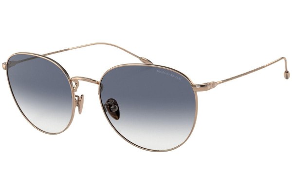 Solglasögon Giorgio Armani AR6114 3011X0 Runda Guld