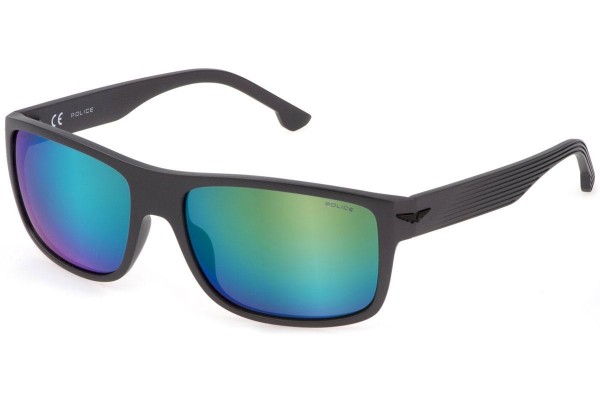 Solglasögon Police Tailwind 4 SPLB39E T17P Polarized Rektangulära Grå