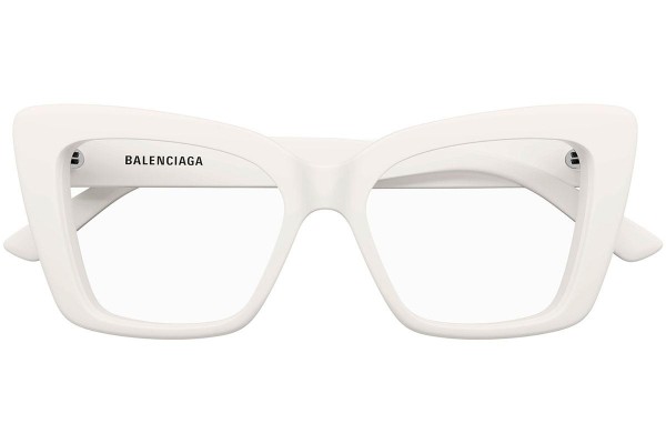 Glasögon Balenciaga BB0297O 003 Cat Eye Vit