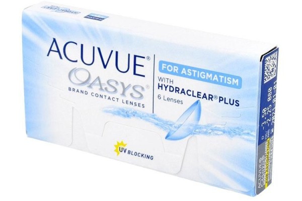 Tvåveckorslinser  Acuvue Oasys för Astigmatism (6 linser)