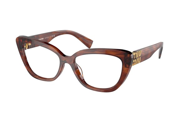 Glasögon Miu Miu MU05VV 11Q1O1 Cat Eye Havana