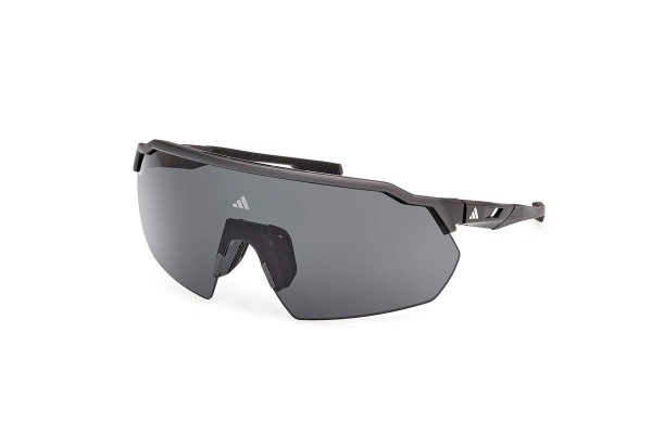 Solglasögon Adidas Sport SP0093 02D Polarized Enkel Lins | Shield Svart