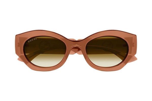 Solglasögon Gucci GG1553S 004 Oval Brun