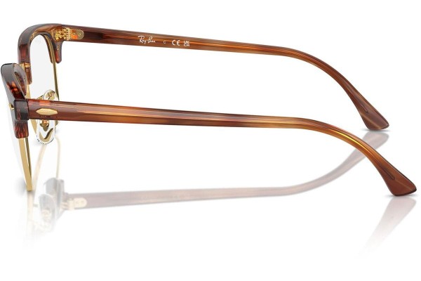 Glasögon Ray-Ban Clubmaster RX5154 8375 Browline Guld