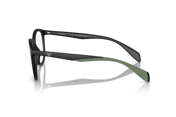 Glasögon Emporio Armani EA4211 50011W Runda Svart