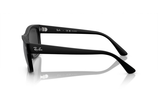 Solglasögon Ray-Ban RB4428 601S48 Polarized Fyrkantig Svart