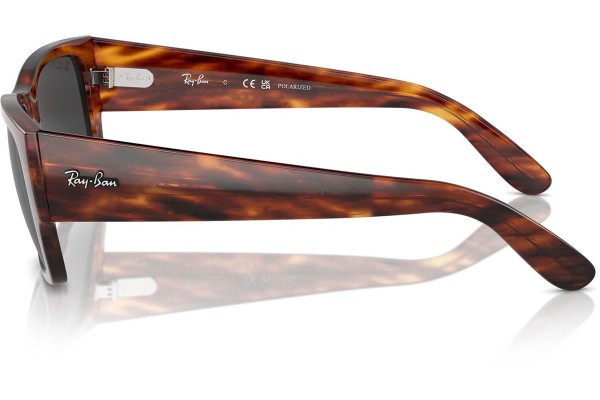 Solglasögon Ray-Ban Carlos RB0947S 954/48 Polarized Rektangulära Havana