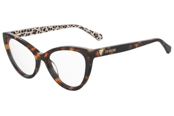 Glasögon Love Moschino MOL631 H7P Cat Eye Havana