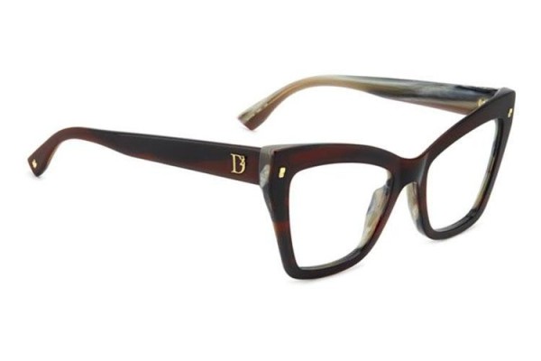 Glasögon Dsquared2 D20152 K4G Cat Eye Röd