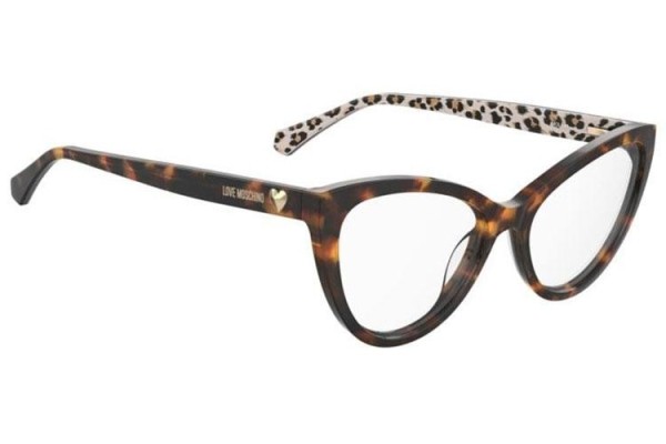 Glasögon Love Moschino MOL631 H7P Cat Eye Havana