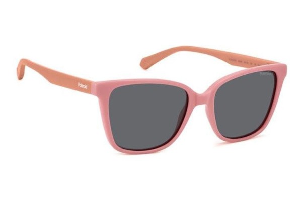 Solglasögon Polaroid Junior PLD8062/S 35J/M9 Polarized Cat Eye Rosa