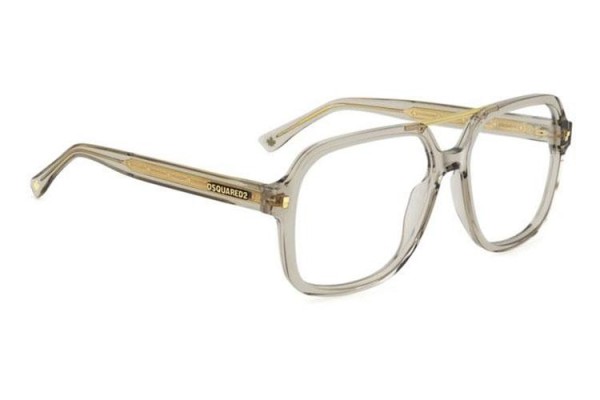 Glasögon Dsquared2 D20145 10A Rektangulära Beige