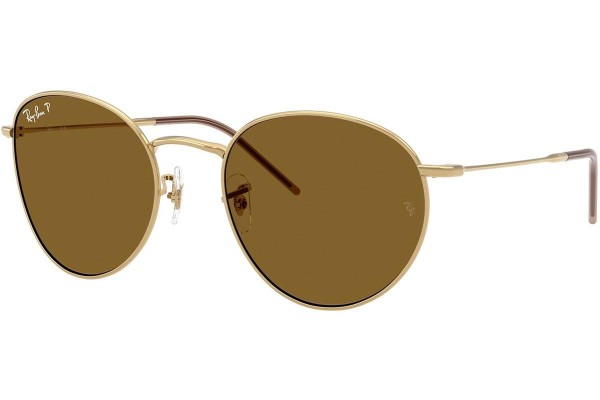 Solglasögon Ray-Ban RBR0103S 001/83 Polarized Runda Guld