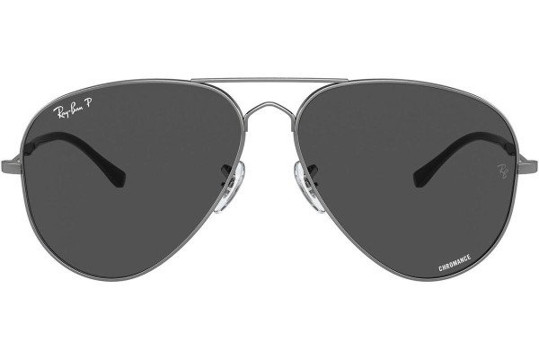 Solglasögon Ray-Ban RB3825 004/K8 Polarized Pilot Grå