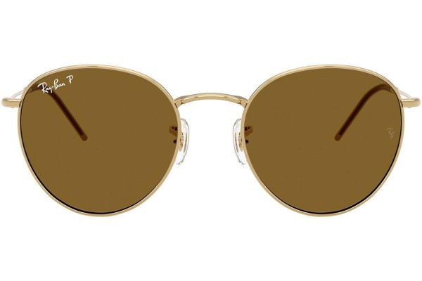 Solglasögon Ray-Ban RBR0103S 001/83 Polarized Runda Guld