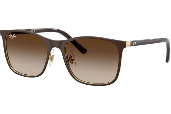 Solglasögon Ray-Ban Junior RJ9551S 297/13 Fyrkantig Brun