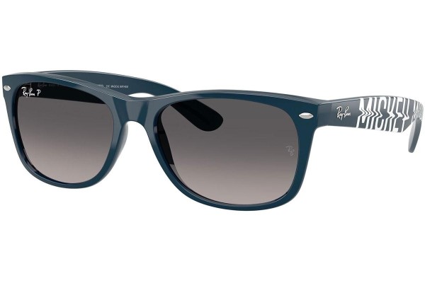 Solglasögon Ray-Ban New Wayfarer RB2132 6796M3 Polarized Fyrkantig Blå