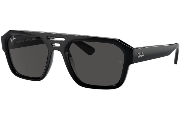 Solglasögon Ray-Ban Corrigan RB4397 667787 Flat Top Svart