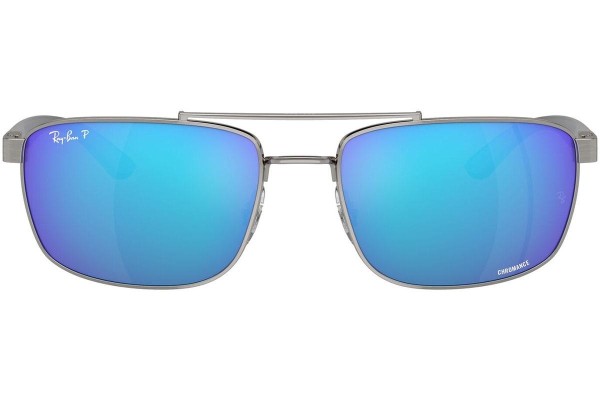 Solglasögon Ray-Ban RB3737CH 004/A1 Polarized Rektangulära Grå