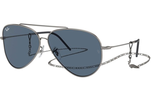 Solglasögon Ray-Ban Aviator Reverse RBR0101S 004/3A Pilot Silver