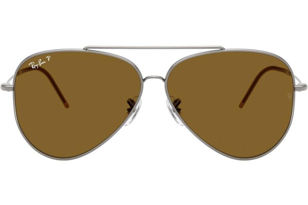 Solglasögon Ray-Ban Aviator Reverse RBR0101S 004/83 Polarized Pilot Silver