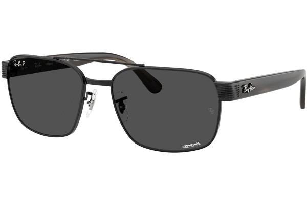 Solglasögon Ray-Ban RB3751CH 002/K8 Polarized Fyrkantig Svart