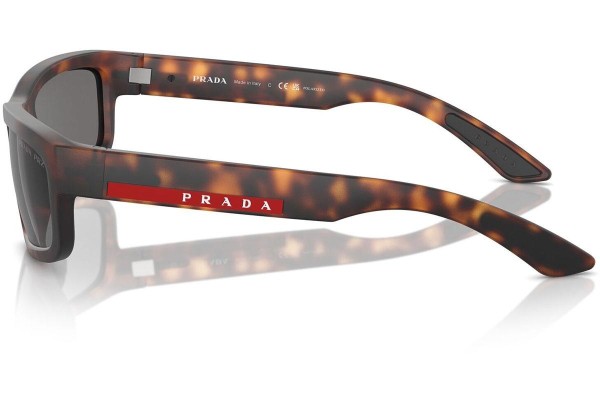 Solglasögon Prada Linea Rossa PS05ZS 17X02G Polarized Rektangulära Havana